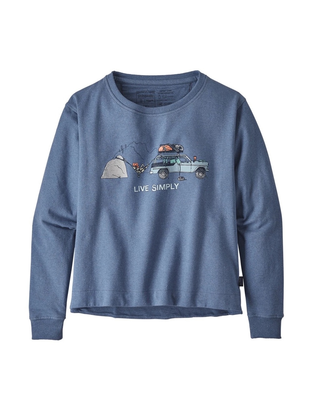 Patagonia Blue Gorpcore Comfy Live Simply Lounger Uprisal Crew Sweatshirt Medium
